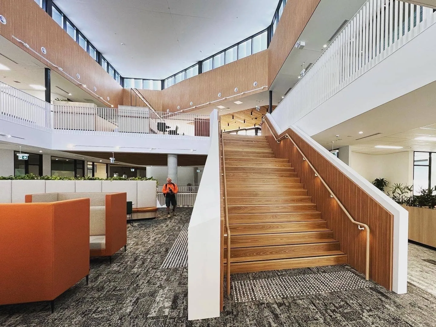 Sleek Timber Handrail