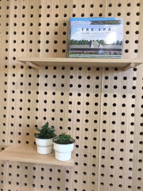 Hamton Property Office Pegboard Feature Wall