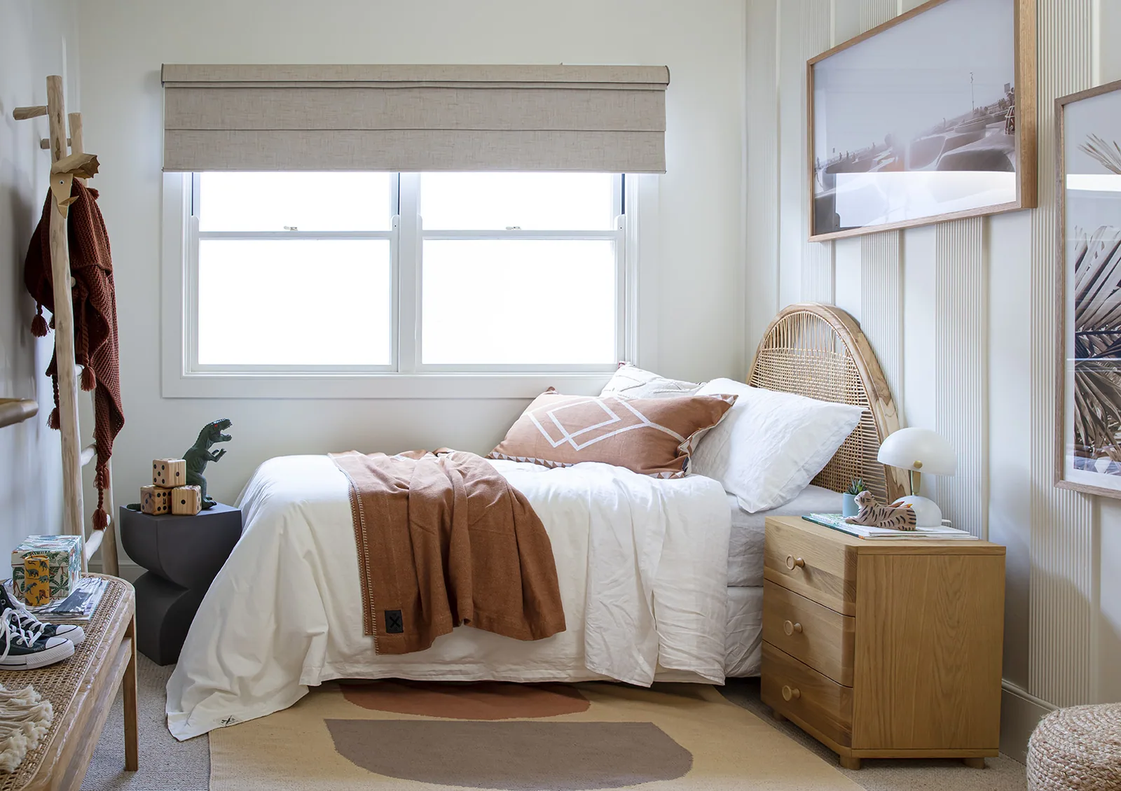 Kids Bedroom Wall battens Contemporary Cottage