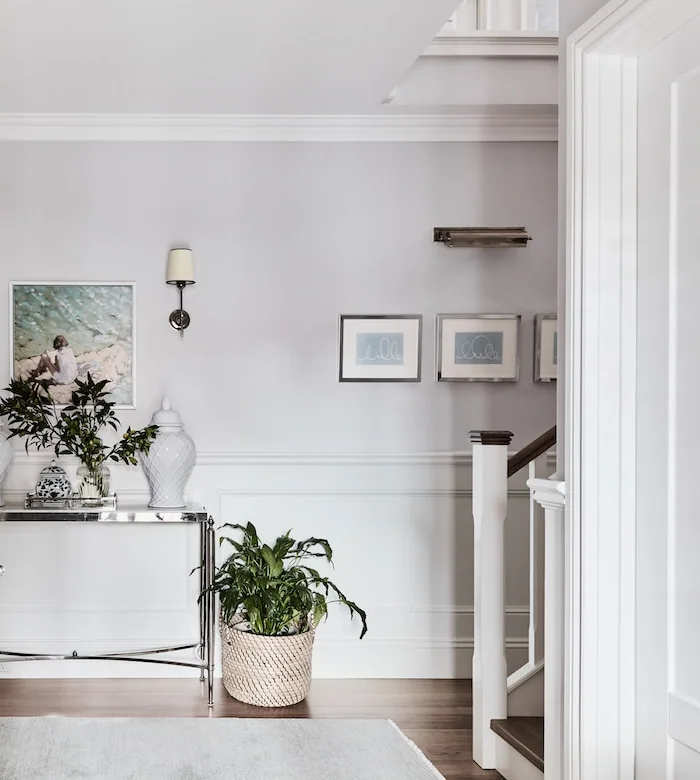 Intrim skirting and wall panelling in a Hamptons interior